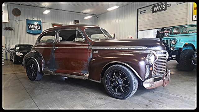 1941 Chevrolet Tudor AWD Hemi Sedan with Gray interior