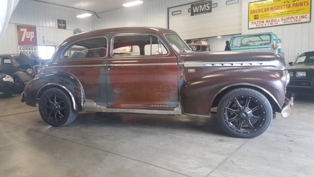 1941 Chevrolet Tudor AWD Hemi Sedan with Gray interior