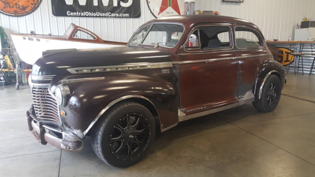 1941 Chevrolet Tudor AWD Hemi Sedan with Gray interior