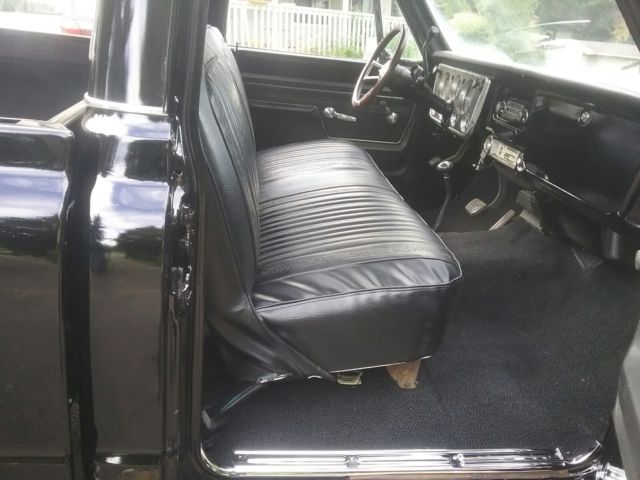 Black 1972 Chevrolet Other Pickups Cab & Chassis with Black interior