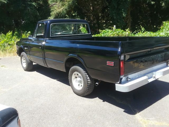 Black 1972 Chevrolet Other Pickups Cab & Chassis with Black interior