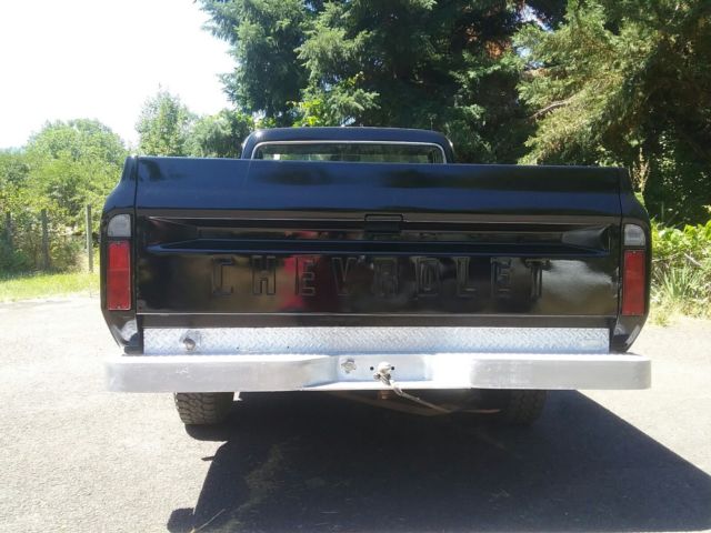Black 1972 Chevrolet Other Pickups Cab & Chassis with Black interior