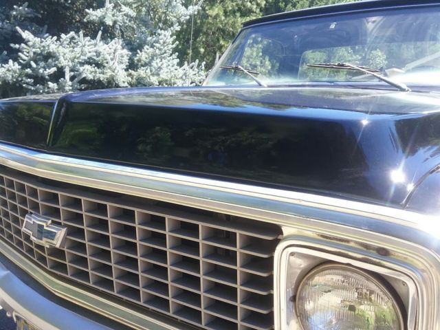 Black 1972 Chevrolet Other Pickups Cab & Chassis with Black interior