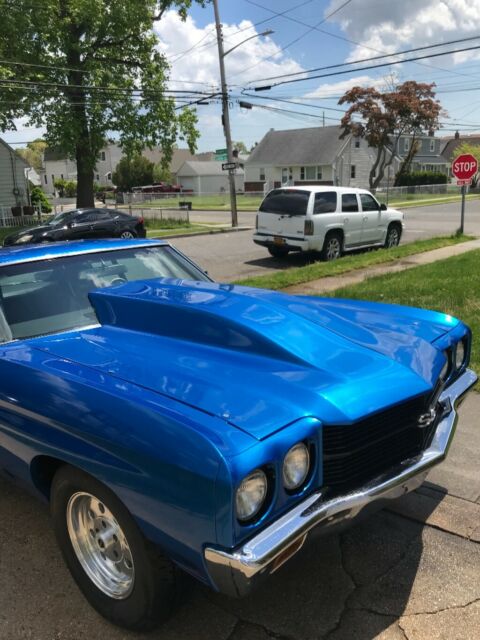 Blue 1970 Chevrolet Chevelle with Black interior