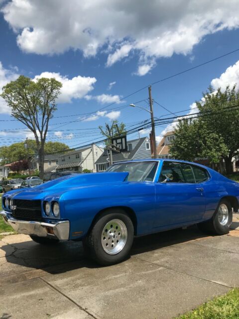 Blue 1970 Chevrolet Chevelle with Black interior