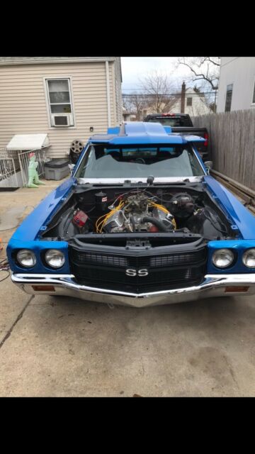 Blue 1970 Chevrolet Chevelle with Black interior