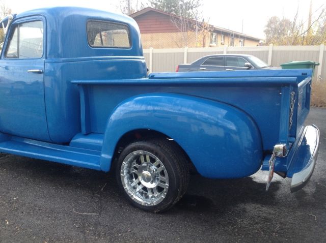 Blue 1951 Chevrolet Other Pickups with Black interior