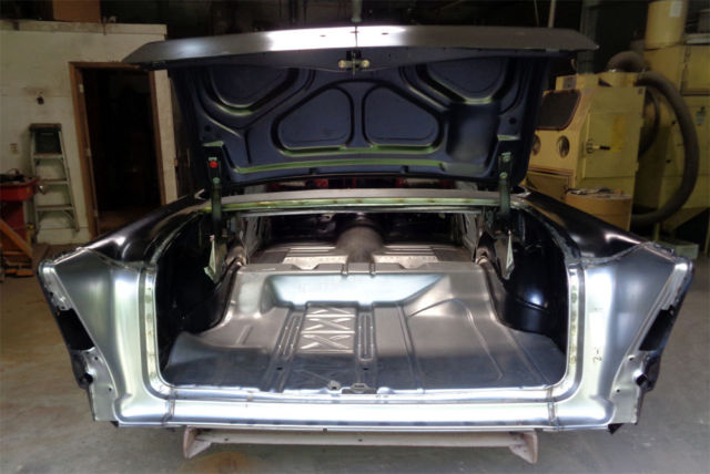 Black 1957 Chevrolet Bel Air/150/210 with Black interior