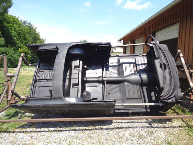 Black 1957 Chevrolet Bel Air/150/210 with Black interior