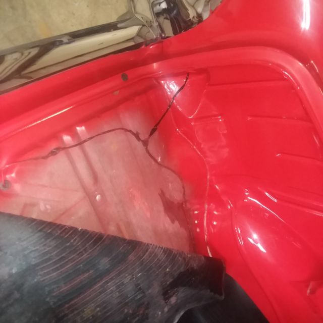 Red 1957 Chevrolet Bel Air/150/210 2 dr htp with Red / Black interior