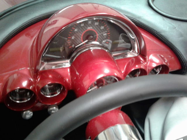 Red 1958 Chevrolet Corvette Convertible with Black interior