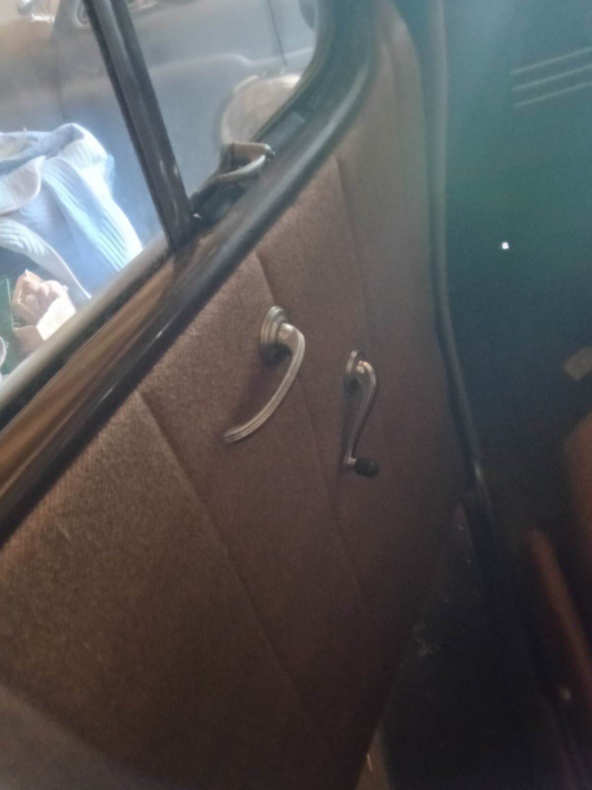 Black 1938 Plymouth 100 Coupe with Tan interior