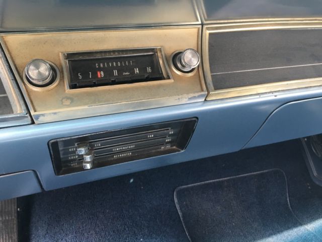 Blue 1966 Chevrolet Chevelle Convertible with Blue interior