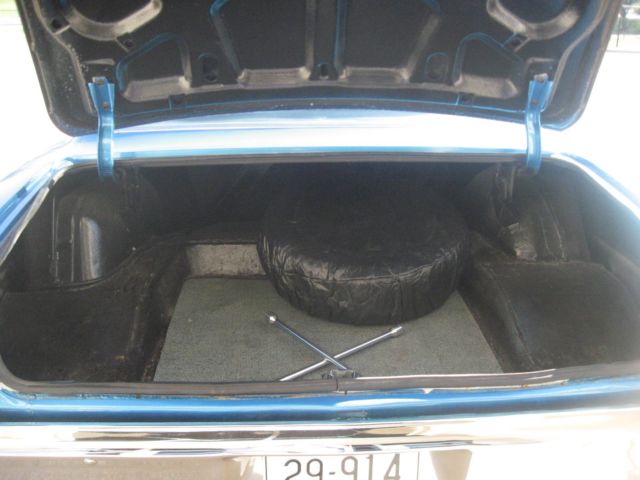 Blue 1966 Chevrolet Nova Coupe with Black interior
