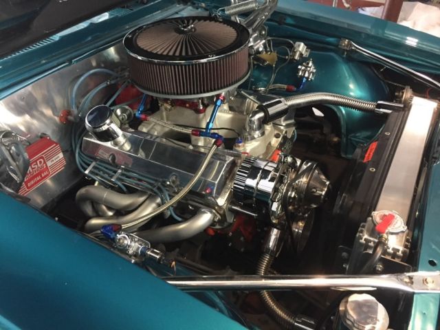 Turquoise 1967 Chevrolet Camaro Coupe with Black/turquoise interior