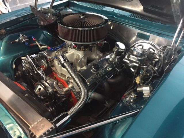Turquoise 1967 Chevrolet Camaro Coupe with Black/turquoise interior