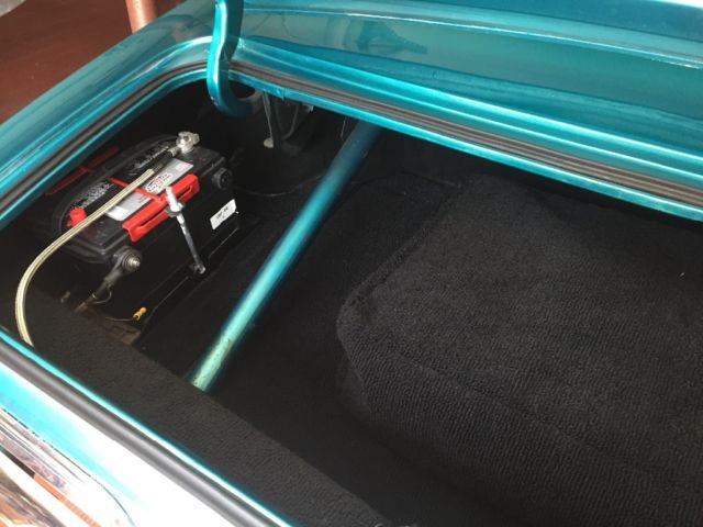 Turquoise 1967 Chevrolet Camaro Coupe with Black/turquoise interior