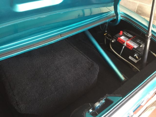 Turquoise 1967 Chevrolet Camaro Coupe with Black/turquoise interior