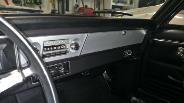 Blue 1967 Chevrolet Nova Coupe with Black interior
