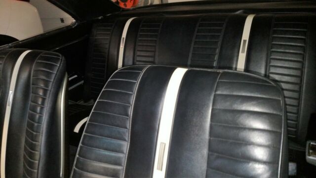 Blue 1967 Chevrolet Nova Coupe with Black interior