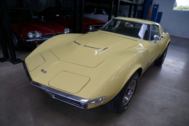 Yellow 1968 Chevrolet Corvette 427/390 L36 Coupe Coupe with Black interior