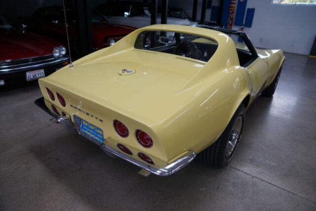 Yellow 1968 Chevrolet Corvette 427/390 L36 Coupe Coupe with Black interior