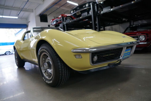 Yellow 1968 Chevrolet Corvette 427/390 L36 Coupe Coupe with Black interior