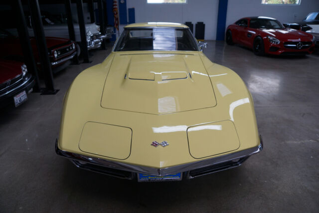 Yellow 1968 Chevrolet Corvette 427/390 L36 Coupe Coupe with Black interior
