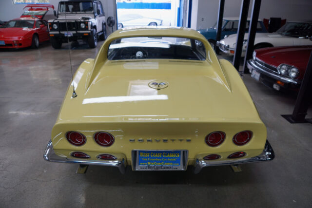 Yellow 1968 Chevrolet Corvette 427/390 L36 Coupe Coupe with Black interior