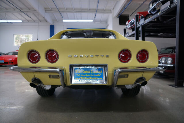 Yellow 1968 Chevrolet Corvette 427/390 L36 Coupe Coupe with Black interior