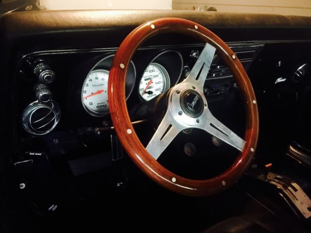 Black 1968 Chevrolet Camaro Coupe with Black interior