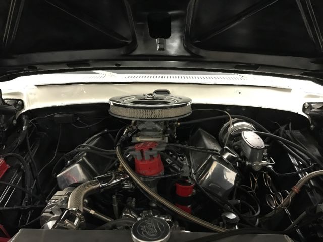 Cream White 1968 Ford F-100 Short Bed with Black interior