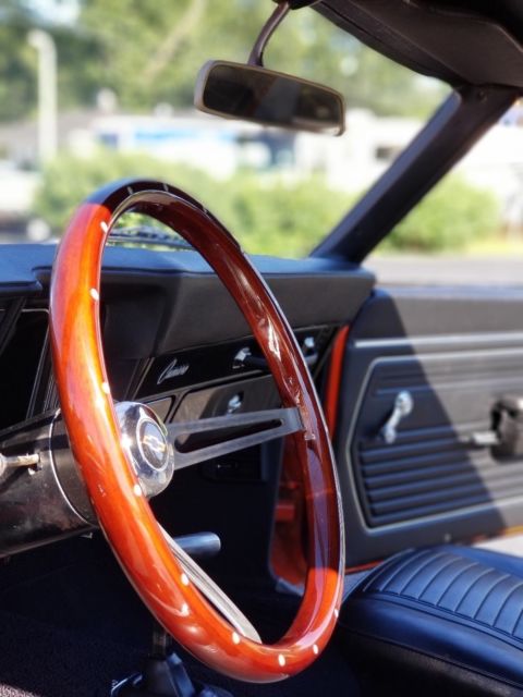 Orange 1969 Chevrolet Camaro Coupe with Black interior