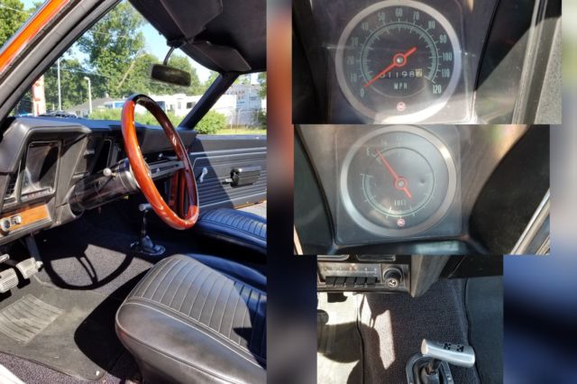 Orange 1969 Chevrolet Camaro Coupe with Black interior