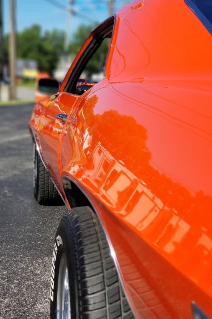 Orange 1969 Chevrolet Camaro Coupe with Black interior