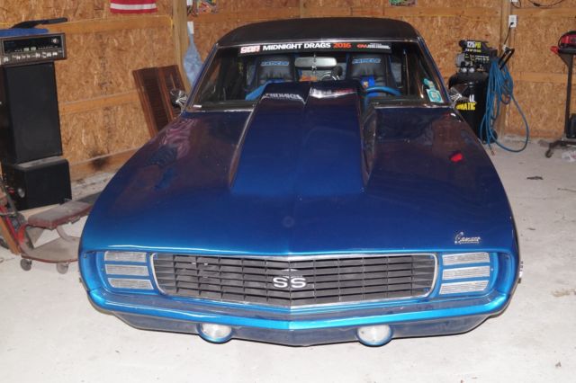 Blue 1969 Chevrolet Camaro Coupe with Black interior