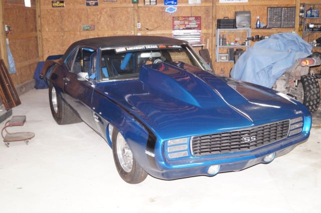 Blue 1969 Chevrolet Camaro Coupe with Black interior