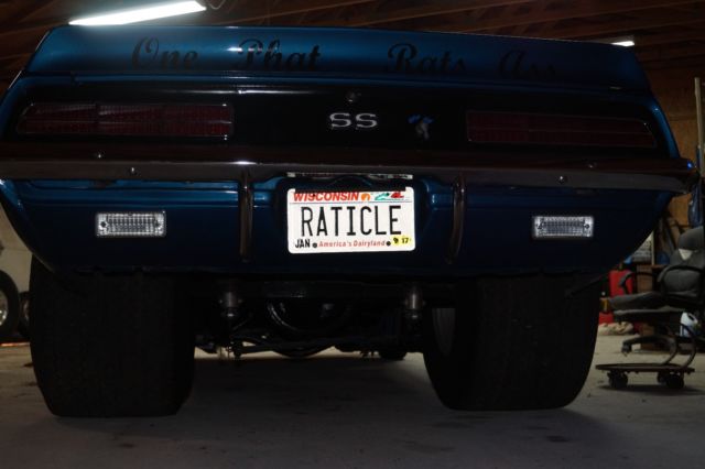 Blue 1969 Chevrolet Camaro Coupe with Black interior