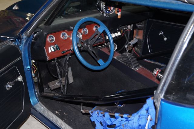 Blue 1969 Chevrolet Camaro Coupe with Black interior