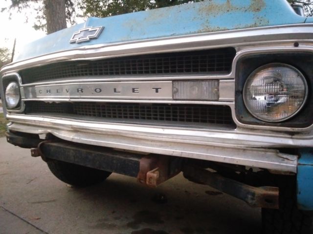 Blue 1969 Chevrolet Other Pickups with Blue interior