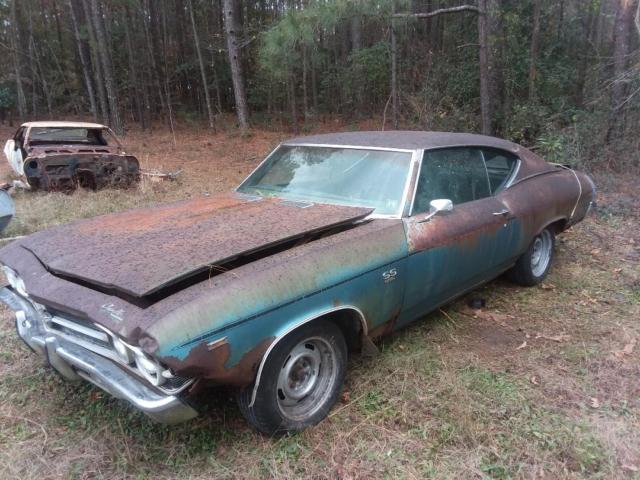 Blue 1969 Chevrolet Chevelle Coupe with Black interior