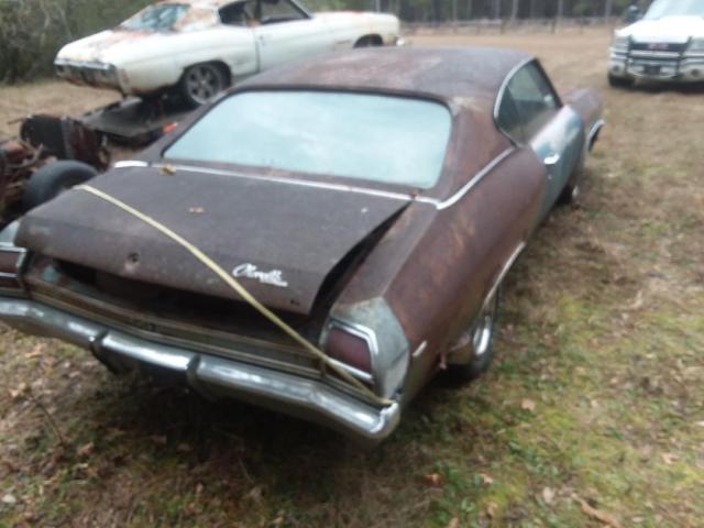 Blue 1969 Chevrolet Chevelle Coupe with Black interior