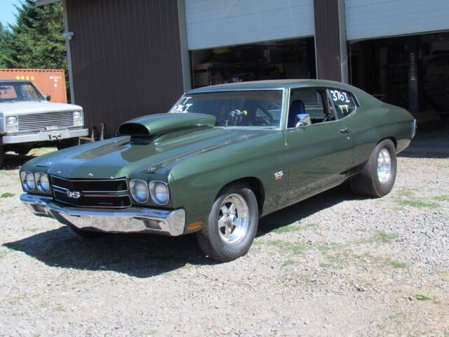 Green 1970 Chevrolet Chevelle Coupe