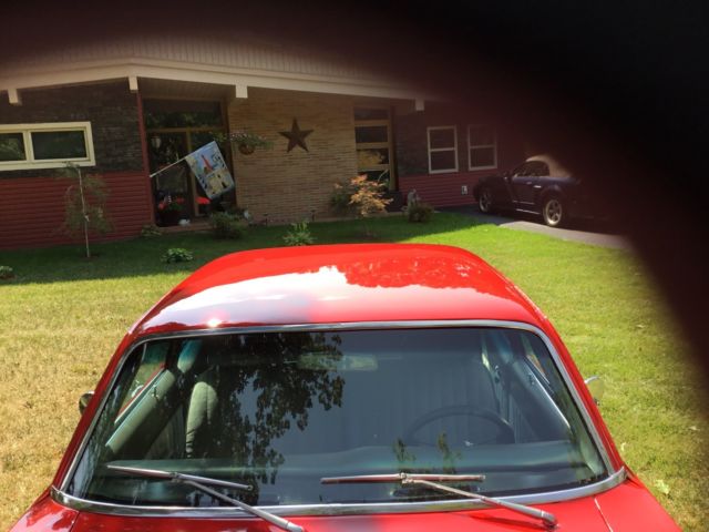 Red 1970 Chevrolet Nova Coupe with Gray interior