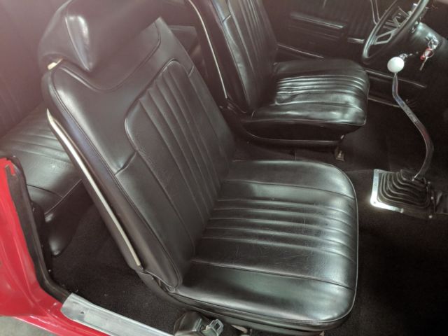 Red 1971 Chevrolet Chevelle Coupe with Black interior