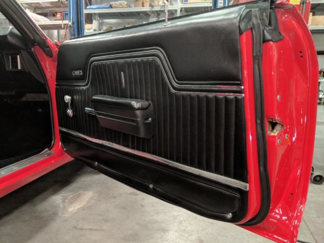 Red 1971 Chevrolet Chevelle Coupe with Black interior