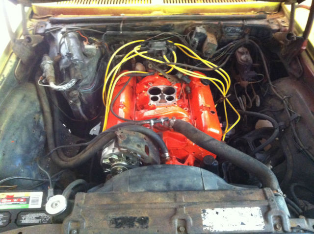 Green 1971 Chevrolet Nova 2 dr with Sandalwood interior