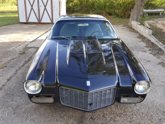 Black 1972 Chevrolet Camaro Coupe with Black interior