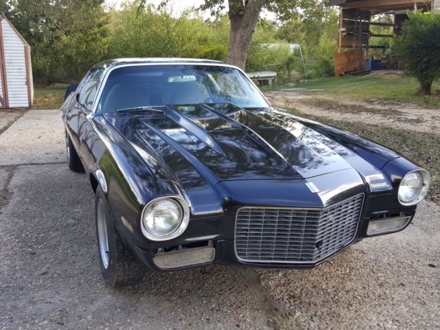 Black 1972 Chevrolet Camaro Coupe with Black interior