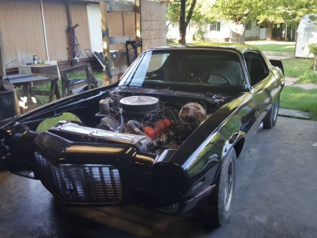 Black 1972 Chevrolet Camaro Coupe with Black interior